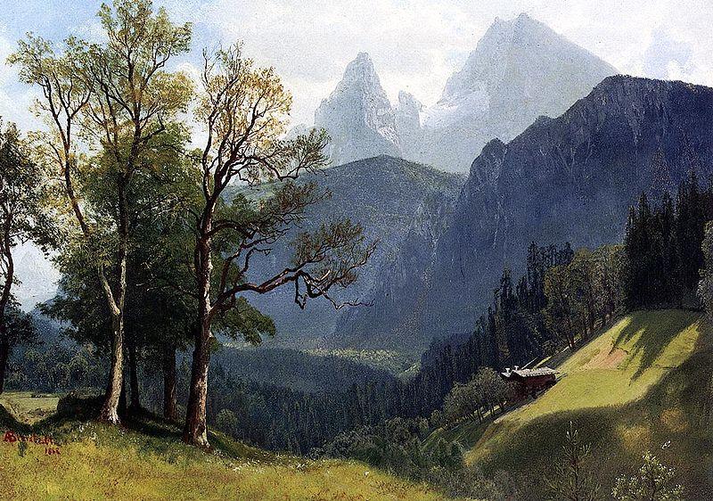 Albert Bierstadt Tyrolean Landscape China oil painting art